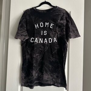 NWT Peace Collective US L “Home Is Canada” Vintage Wash T-Shirt